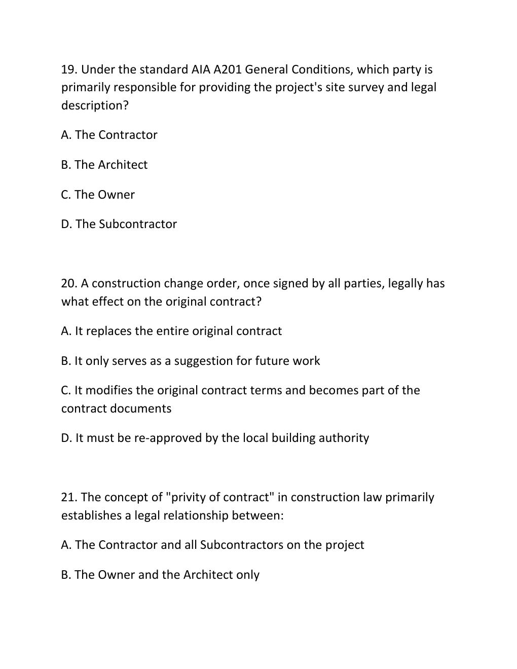 Preview page 8 of ENGV 380 Quiz 7 Estimates, Construction Contract Administration & Machine Power