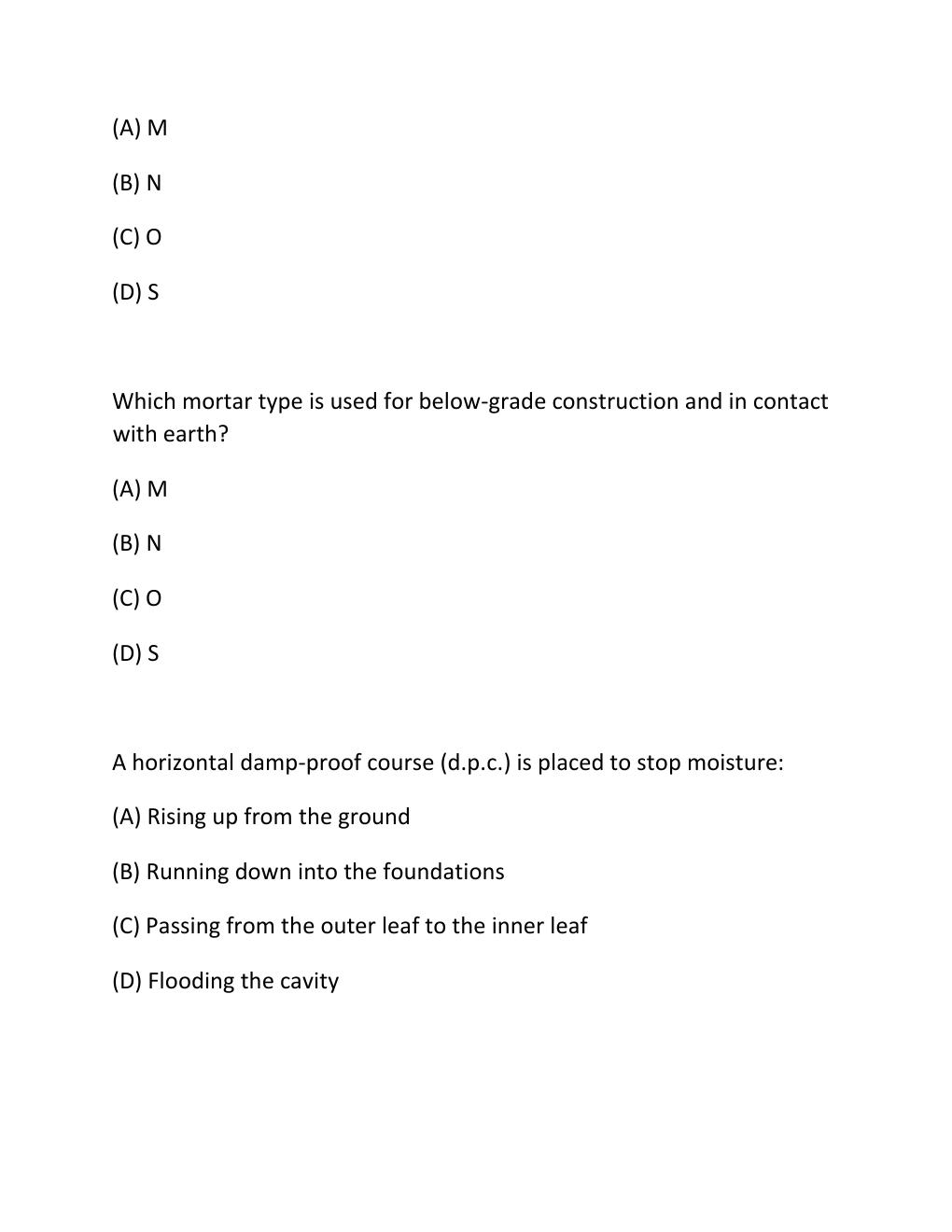 Preview page 3 of ENGV 380 Quiz 8 Building Materials & Construction Methods Questions & Correct Answers...