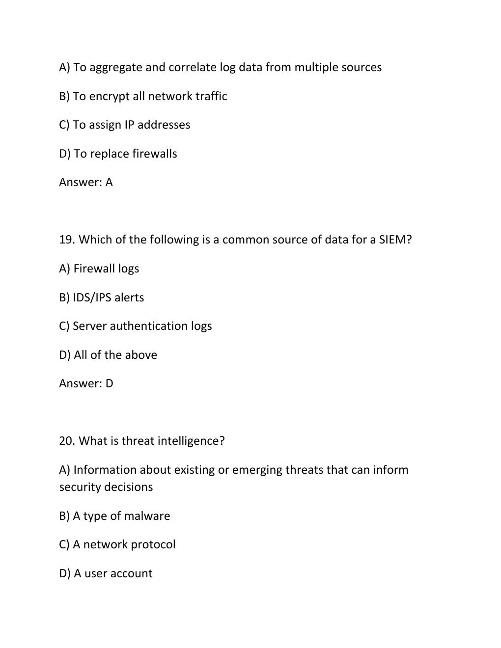 Preview page 8 of IS 5403 Cybersecurity Week 6 Quizzes Questions