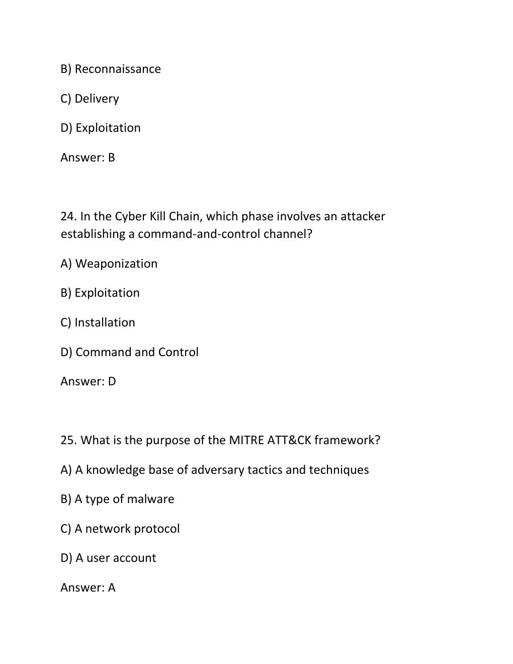 Preview page 10 of IS 5403 Cybersecurity Week 6 Quizzes Questions