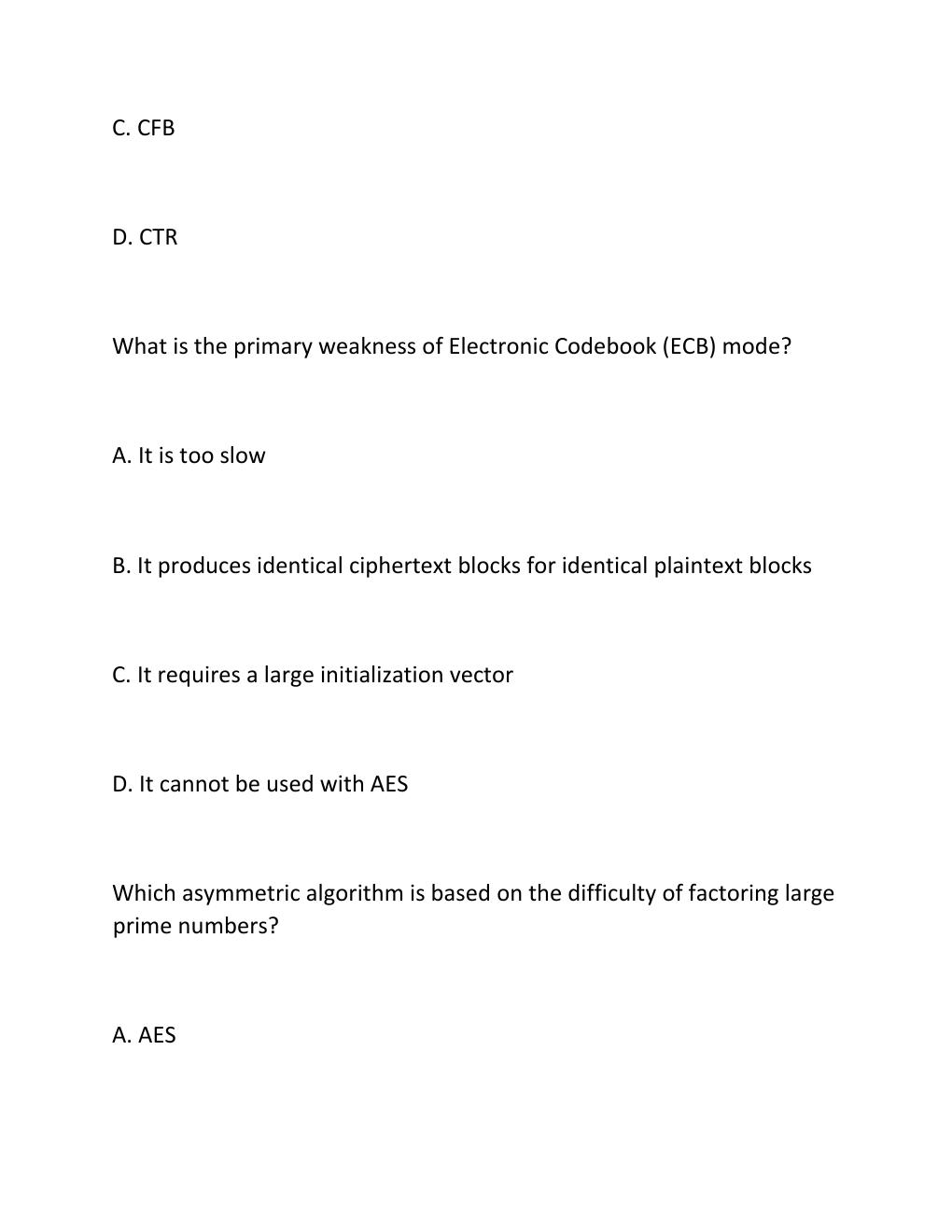 Preview page 6 of IS 5403 Cybersecurity Week 5 Quizzes Questions