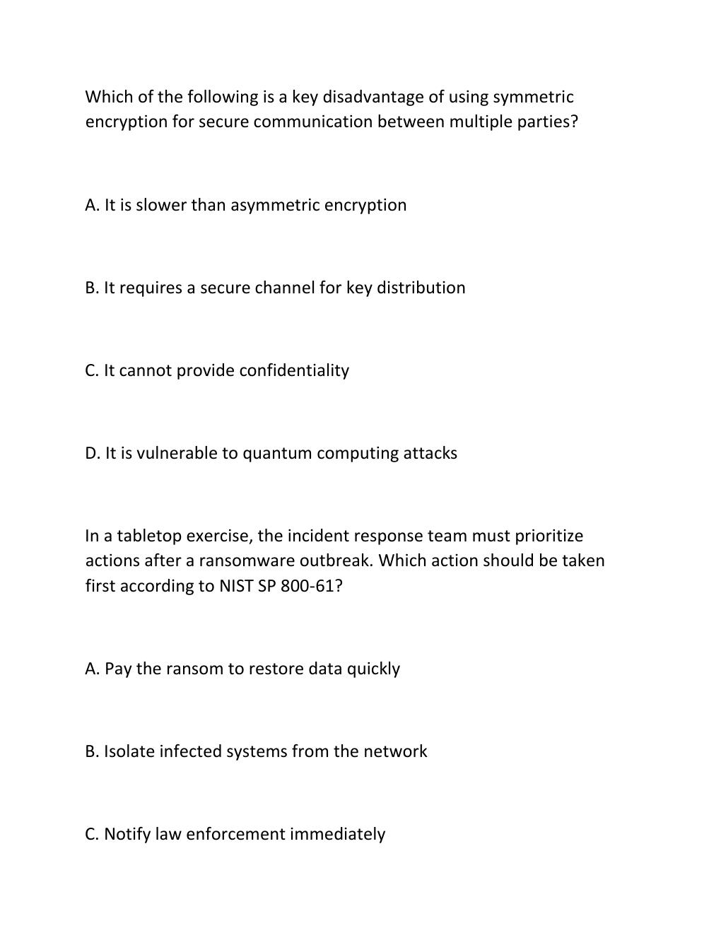 Preview page 9 of IS 5403 Cybersecurity Week 5 Quizzes Questions