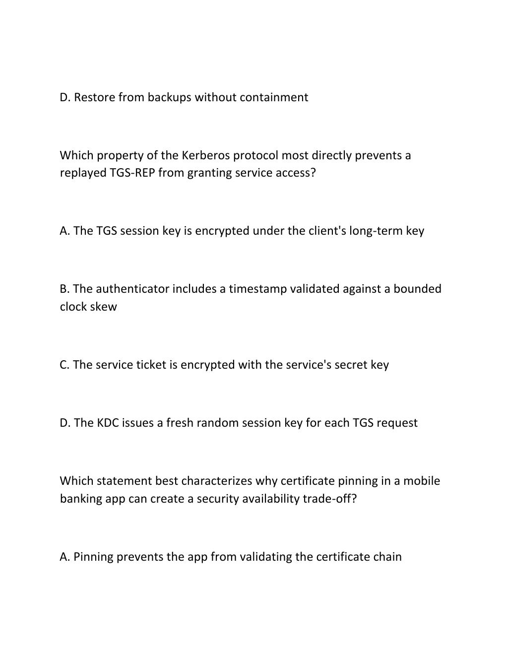 Preview page 10 of IS 5403 Cybersecurity Week 5 Quizzes Questions