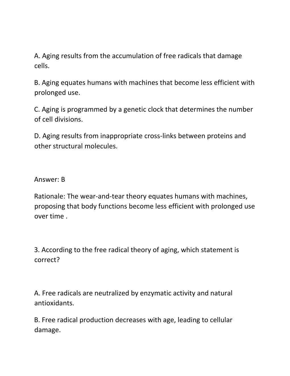 Preview page 2 of Jersey College NUR202 Geriatric Nursing Midterm Exam 75 Practice Questions