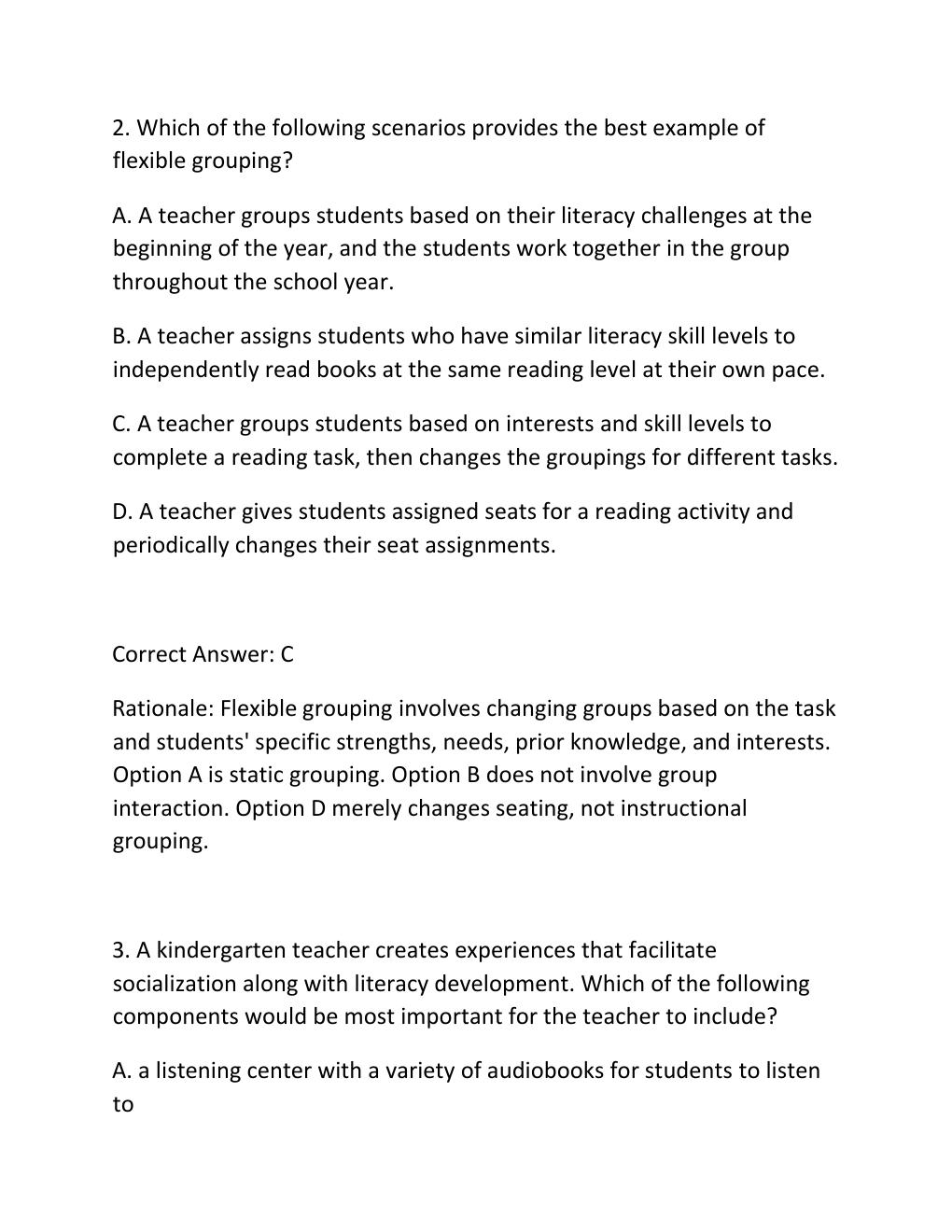 Preview page 2 of MTTC Test (Lower Elementary Test 118) – Complete Practice Test Bank TABLE OF CONTENTS.