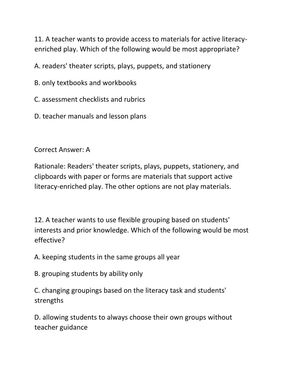 Preview page 8 of MTTC Test (Lower Elementary Test 118) – Complete Practice Test Bank TABLE OF CONTENTS.