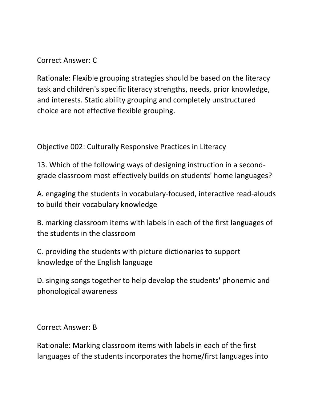 Preview page 9 of MTTC Test (Lower Elementary Test 118) – Complete Practice Test Bank TABLE OF CONTENTS.