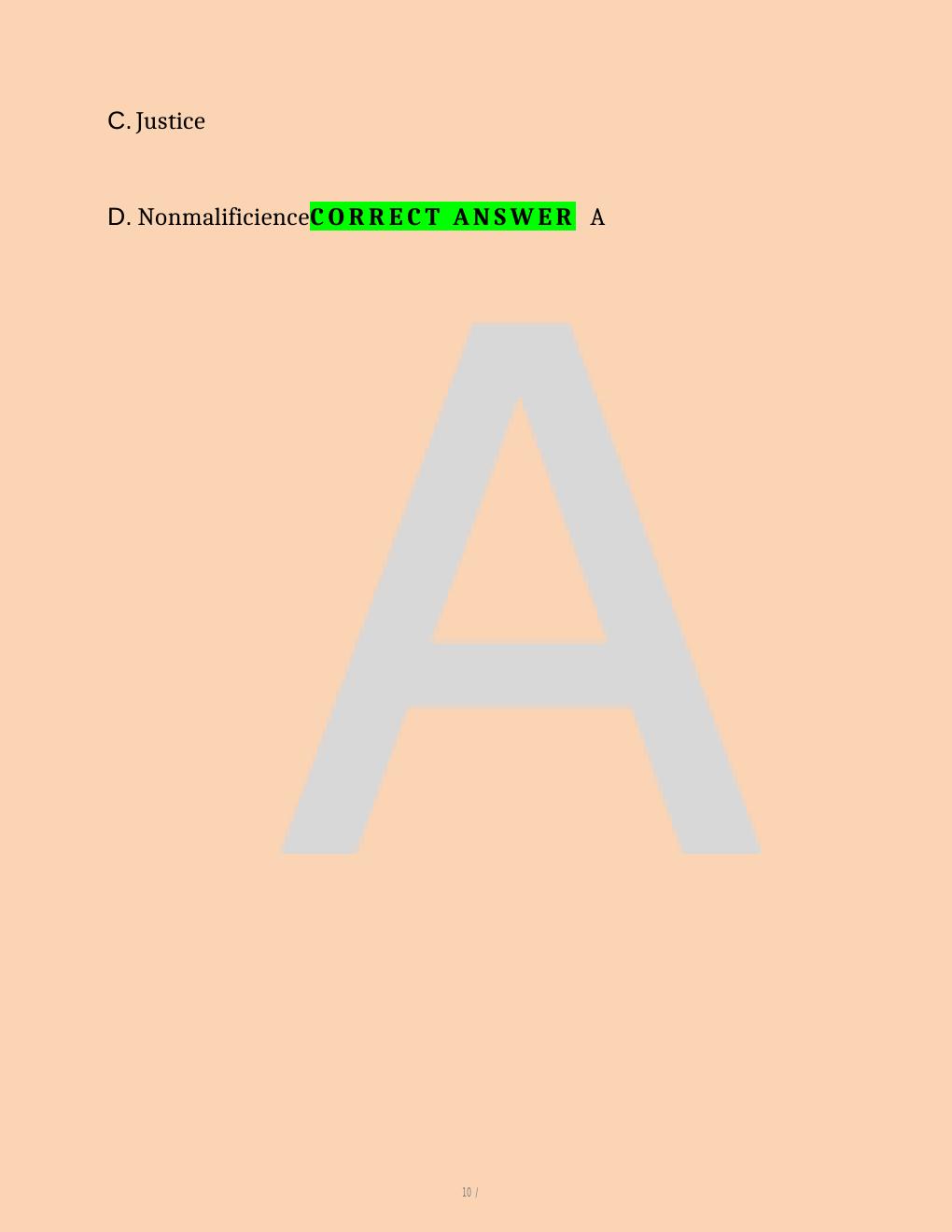 Preview page 10 of ATI  COMPREHENSIVE PREDICTOR EXAM WITH QUESTIONS AND  REVISED CORRECT ANSWERS,  100%  GUARANTEE  PASS