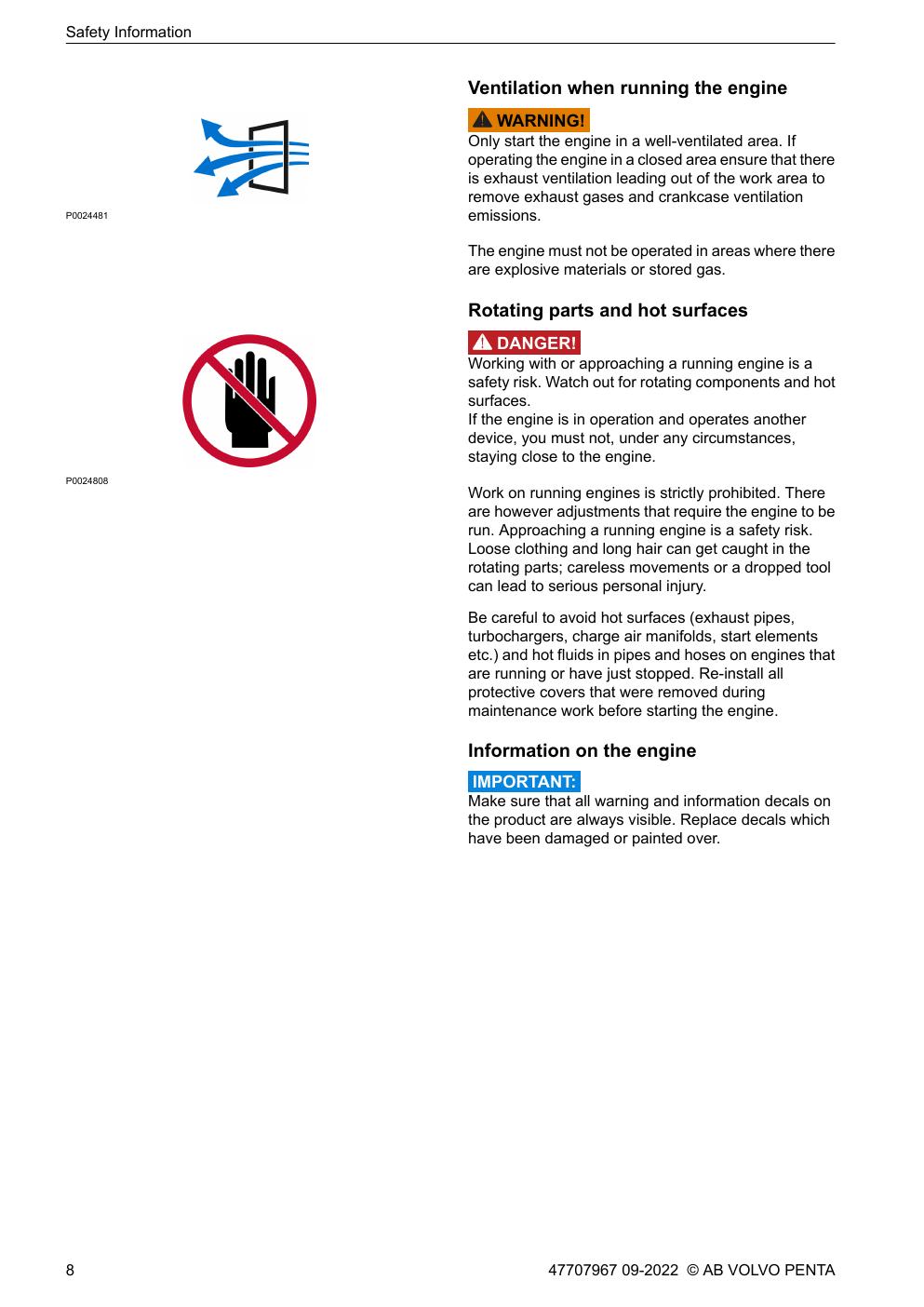 Preview page 10 of Volvo Penta - D4 D6 - Service & Maintenance Manual