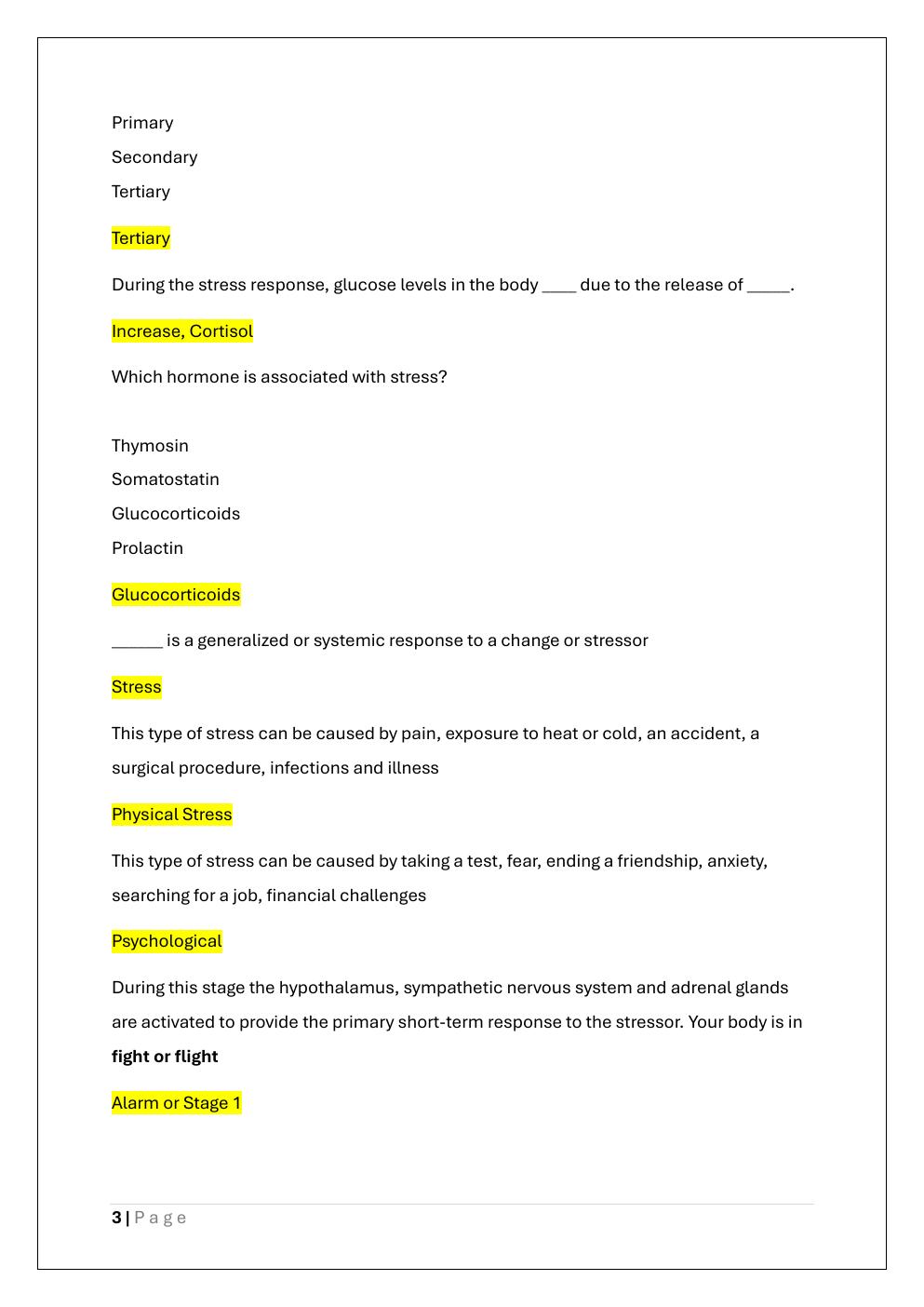 Preview page 3 of NR 283 Exam 1-Pathophysiology Week 1