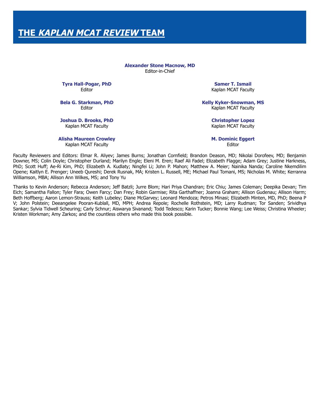 Preview page 6 of MCAT Biochemistry Review 2027–2028 By Kaplan Test Prep
