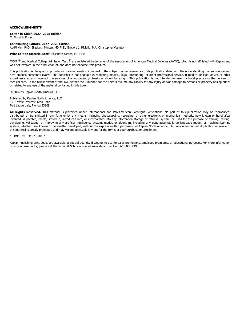 Preview page 3 of MCAT Behavioral Science Review 2027–2028 By Kaplan Test Prep