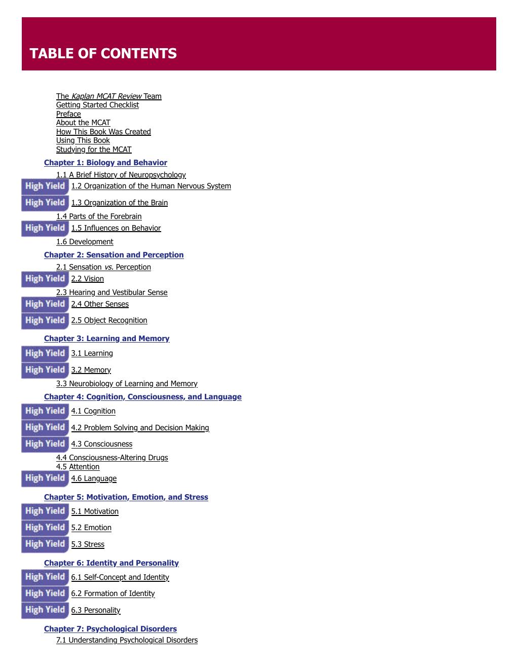 Preview page 4 of MCAT Behavioral Science Review 2027–2028 By Kaplan Test Prep