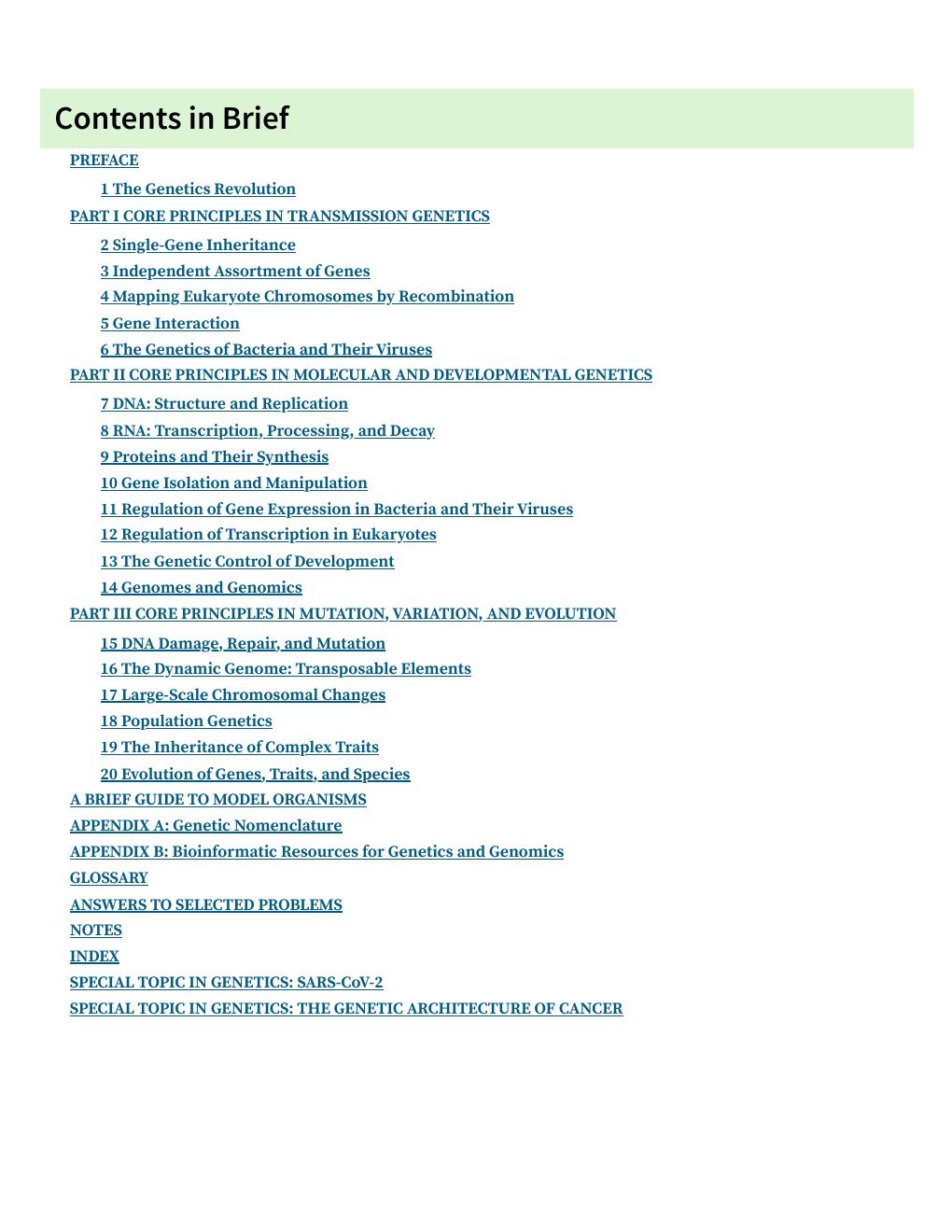 Preview page 8 of Introduction to Genetic Analysis (Digital Update) 12th Edition By Anthony Griffiths, John Doebley, Catherine Peichel, Da