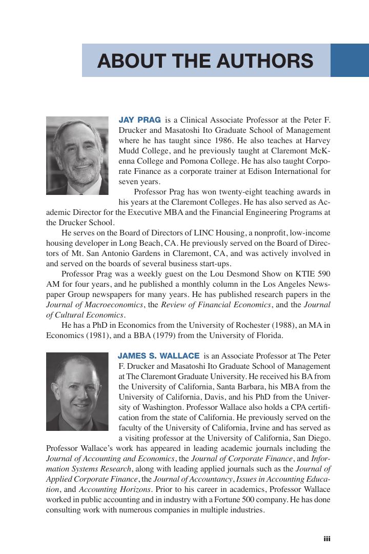 Preview page 4 of Financial Management for Executives 2nd Edition By Jay Prag, James Wallace