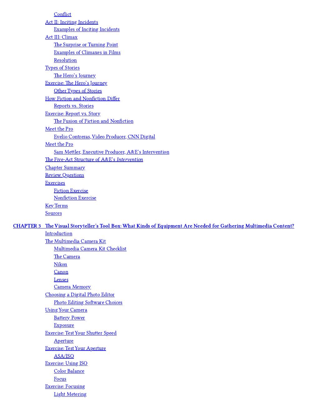 Preview page 10 of Multimedia Storytelling for Digital Communicators in a Multiplatform World 2nd Edition By Seth Gitner