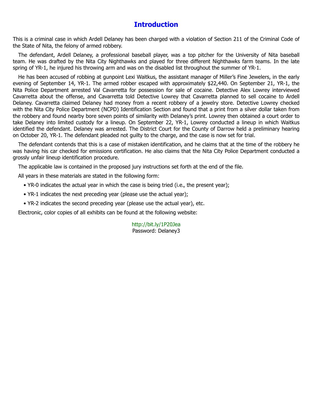 Preview page 9 of State v. Delaney Case File 3rd Edition By Joseph Taylor, Griffith-Reed