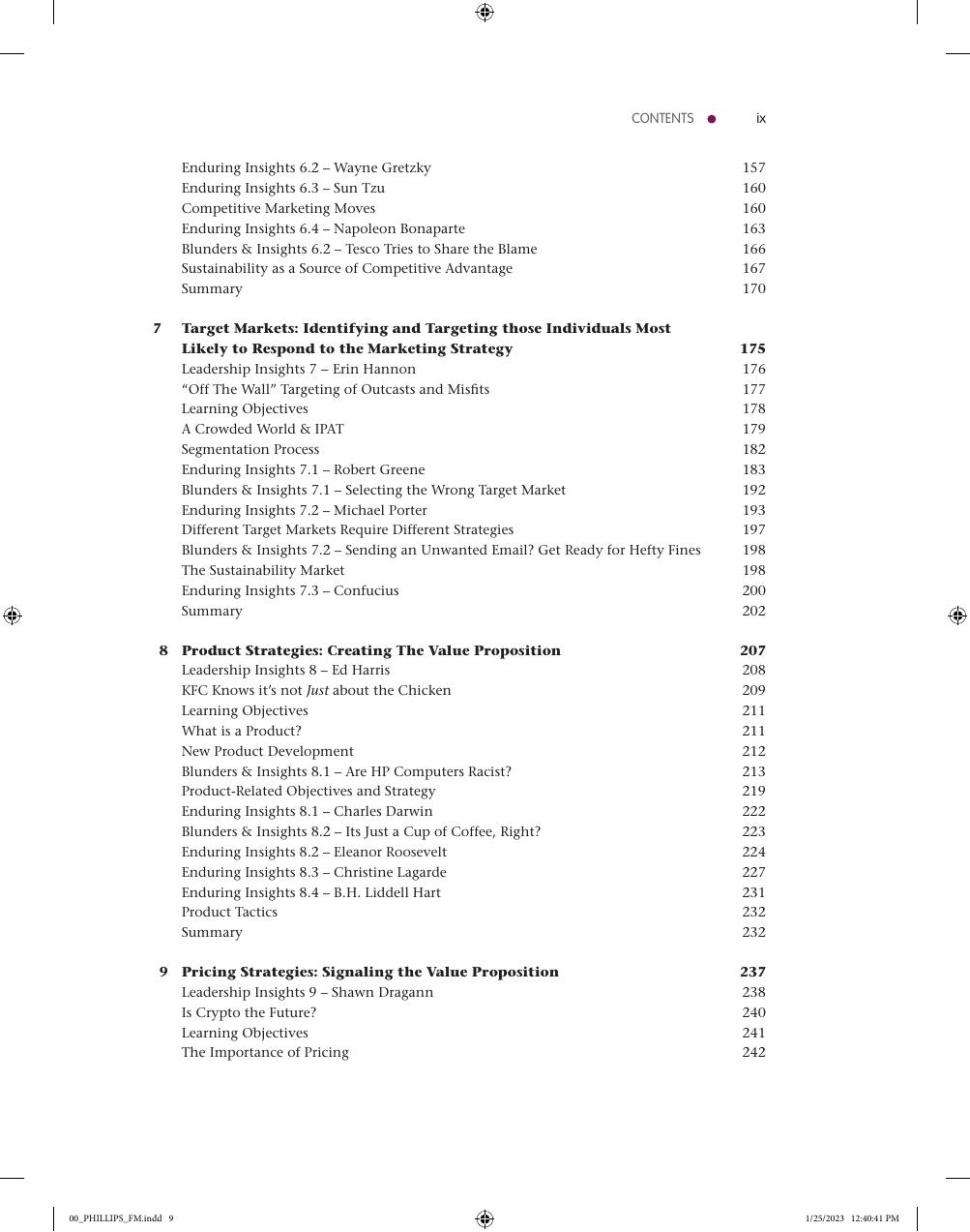 Preview page 10 of Marketing Strategy & Management 1st Edition By Diane M. Phillips