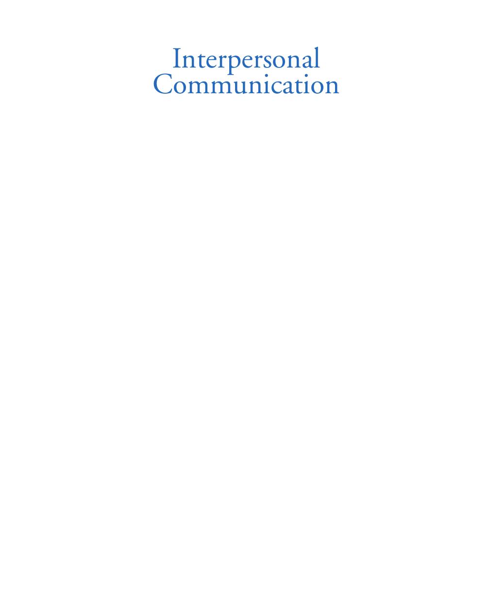 Preview page 2 of Interpersonal Communication Competence and Contexts 2nd Edition By Shelley Lane