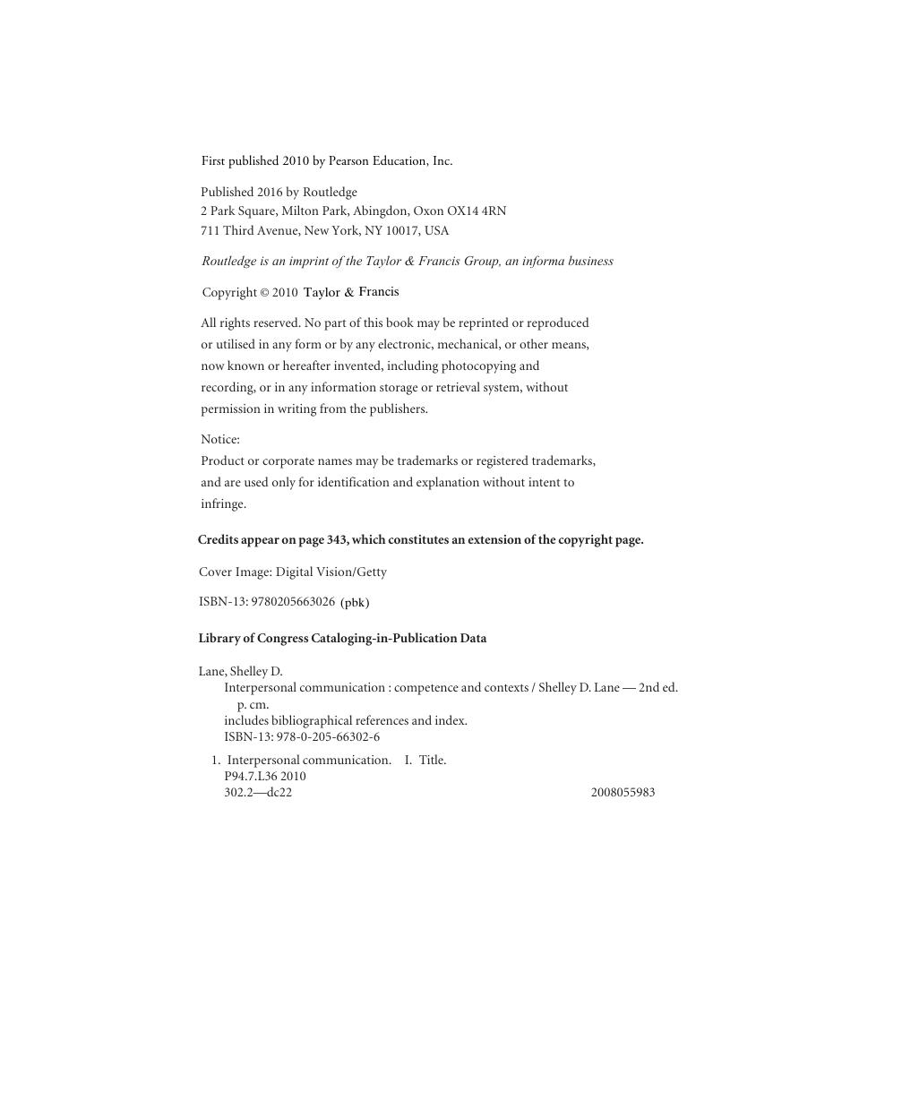 Preview page 5 of Interpersonal Communication Competence and Contexts 2nd Edition By Shelley Lane
