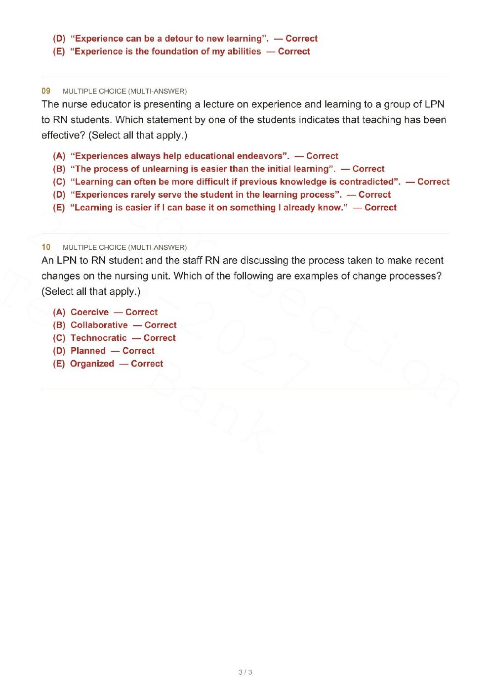 Preview page 6 of LPN to RN Transitions 6th Edition By Lora Claywell | Test Bank