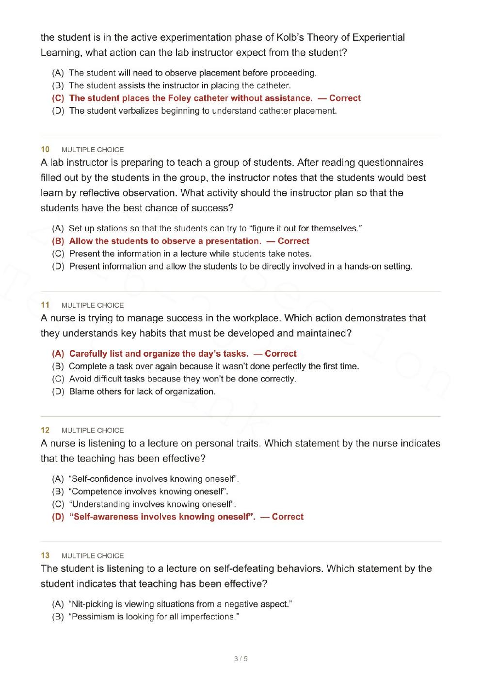 Preview page 9 of LPN to RN Transitions 6th Edition By Lora Claywell | Test Bank