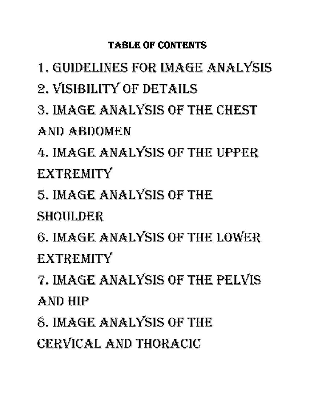 Preview page 2 of Radiographic Image Analysis 6th Edition By Kathy McQuillen Martensen | Test Bank