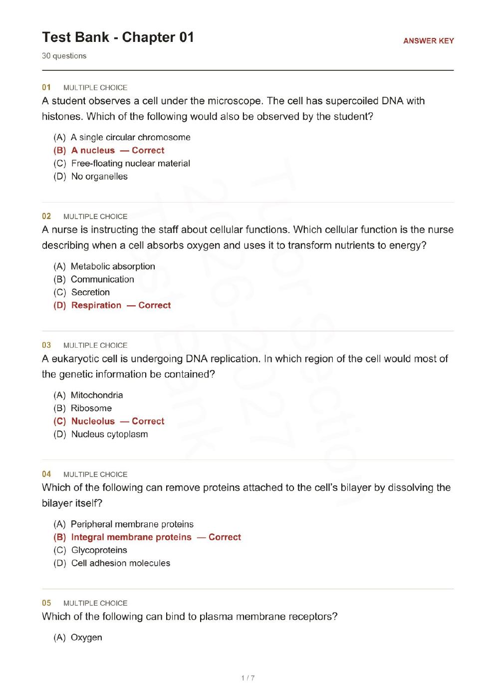 Preview page 4 of Understanding Pathophysiology 8th Edition By Sue Huether, Kathryn McCance, Valentina Brashers | Test Bank