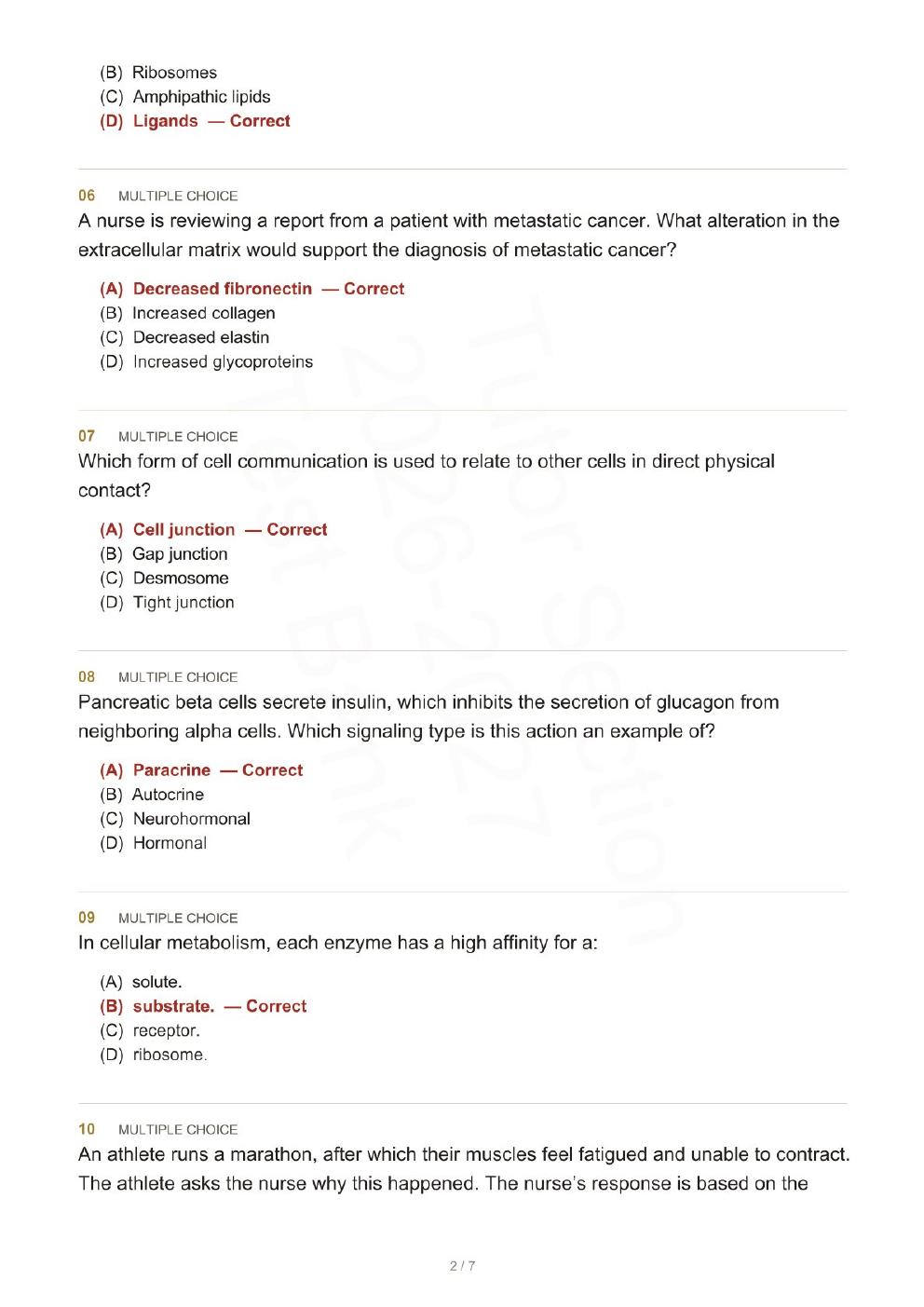 Preview page 5 of Understanding Pathophysiology 8th Edition By Sue Huether, Kathryn McCance, Valentina Brashers | Test Bank