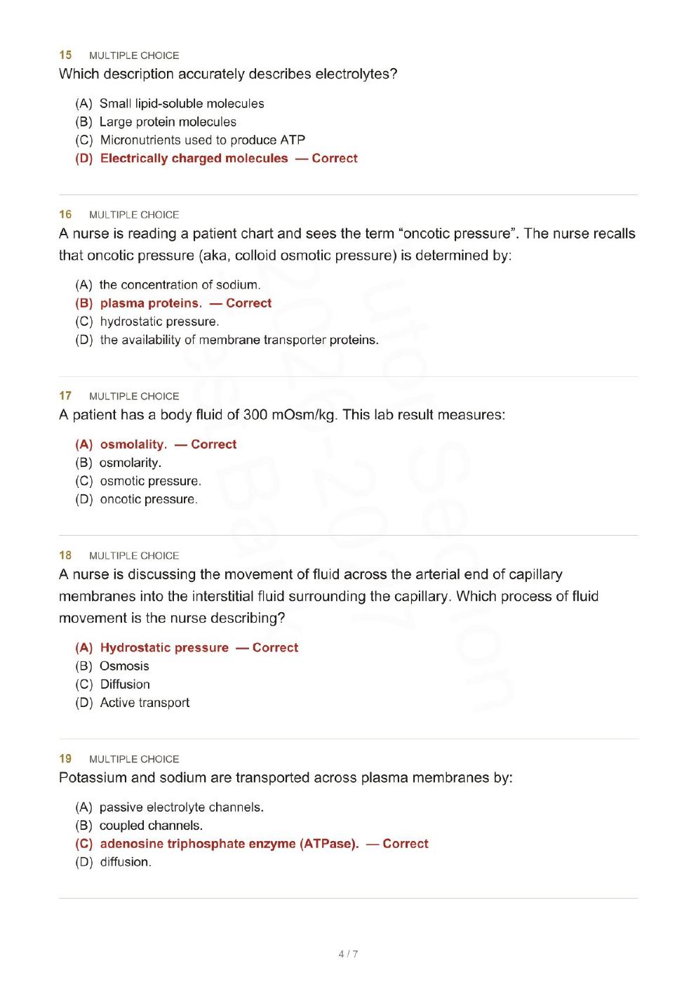 Preview page 7 of Understanding Pathophysiology 8th Edition By Sue Huether, Kathryn McCance, Valentina Brashers | Test Bank