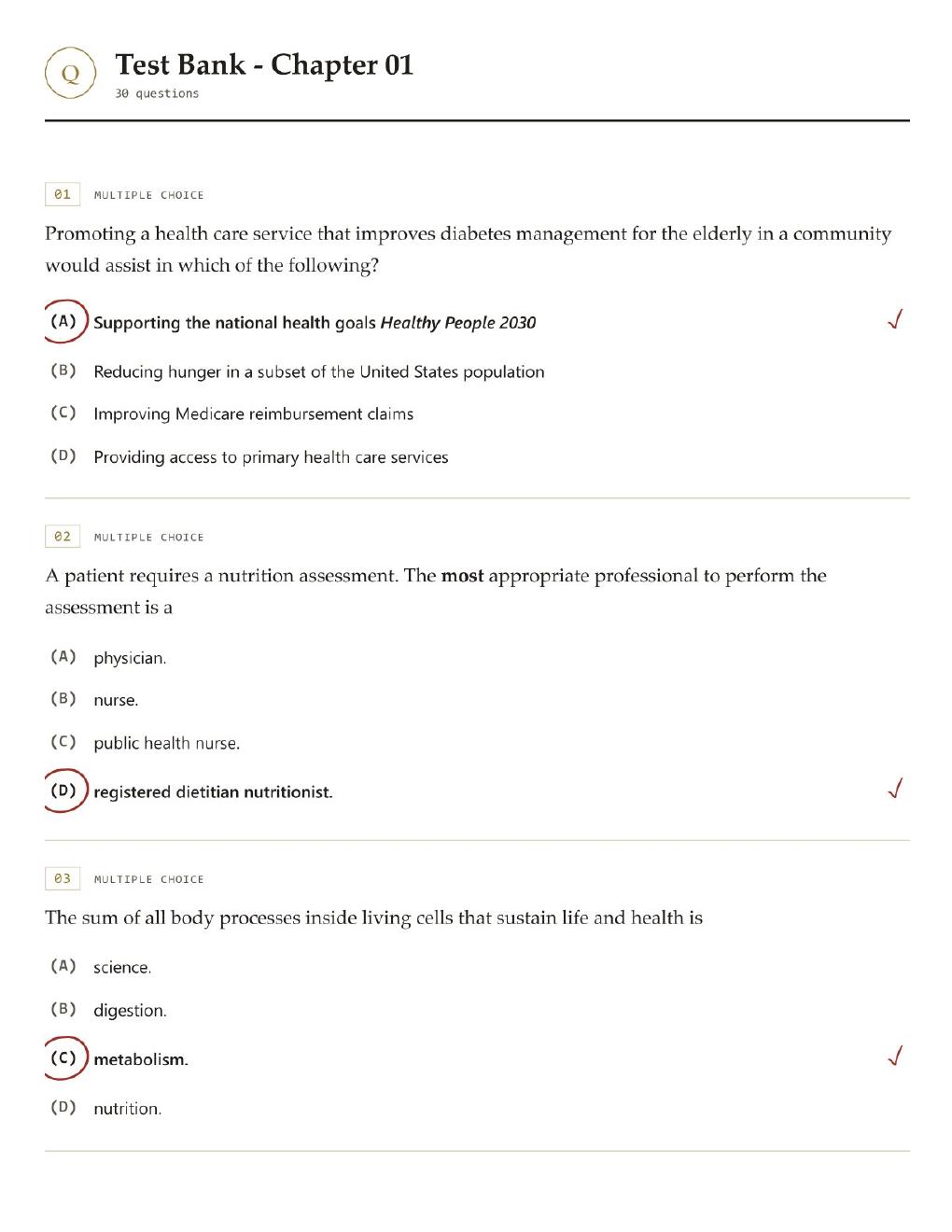 Preview page 4 of Williams' Basic Nutrition & Diet Therapy 17th Edition By Staci Nix