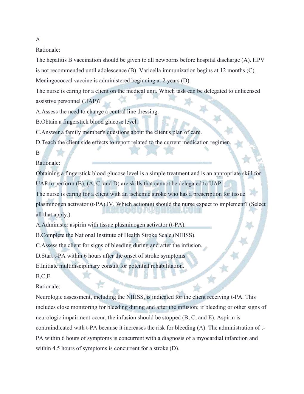 Preview page 2 of EXIT HESI Comprehensive B Evolve Practice Questions Updated Questions with Expert-Verified Answers