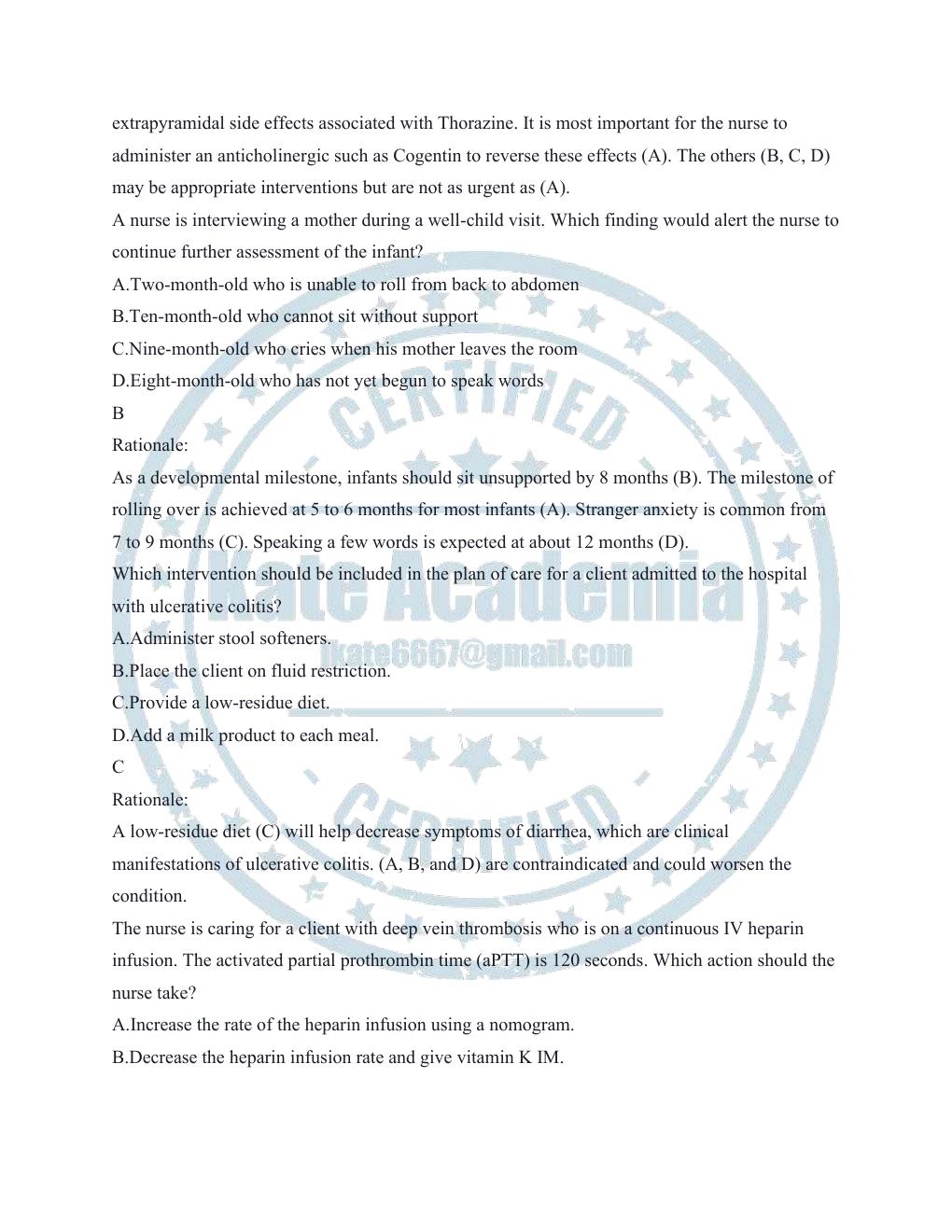 Preview page 4 of EXIT HESI Comprehensive B Evolve Practice Questions Updated Questions with Expert-Verified Answers