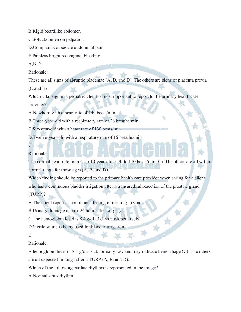 Preview page 9 of EXIT HESI Comprehensive B Evolve Practice Questions Updated Questions with Expert-Verified Answers
