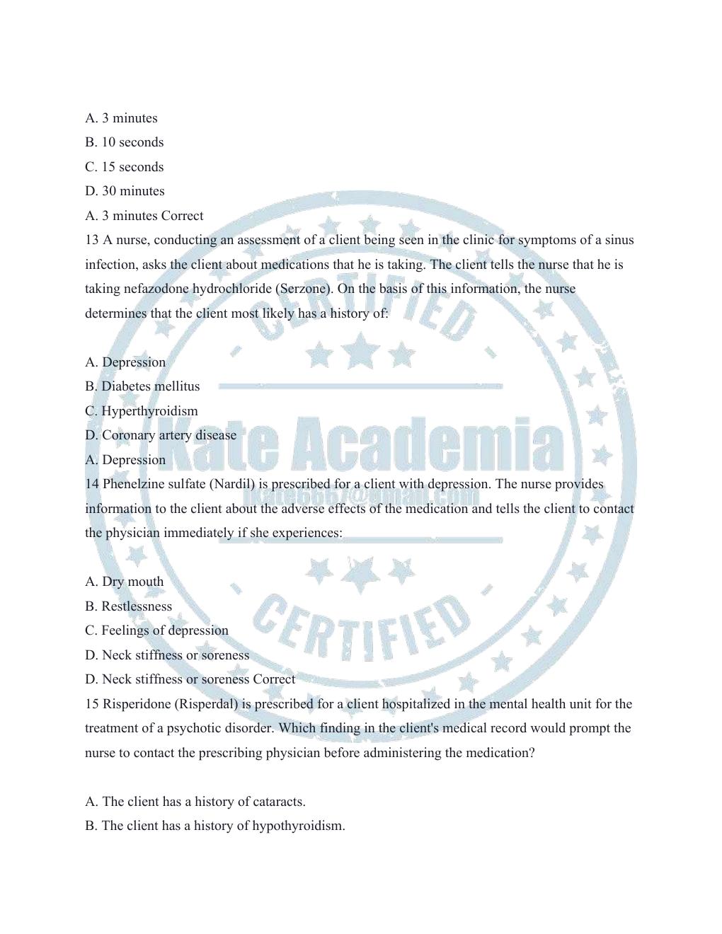 Preview page 5 of HESI Compass Exit Exam Test Bank & Study Guide | Questions & Answers