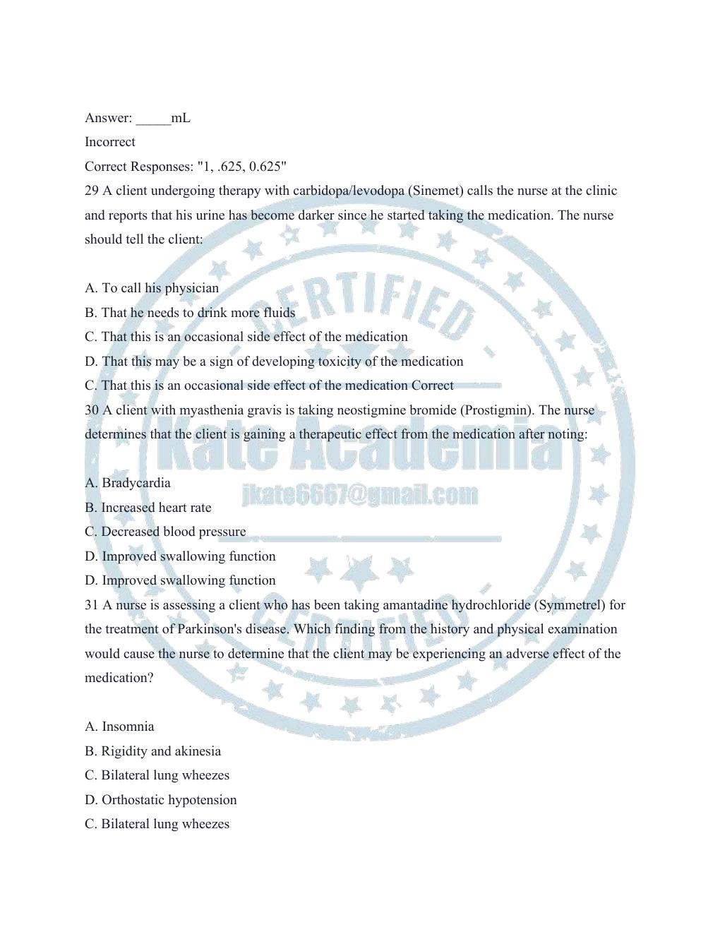 Preview page 10 of HESI Compass Exit Exam Test Bank & Study Guide | Questions & Answers