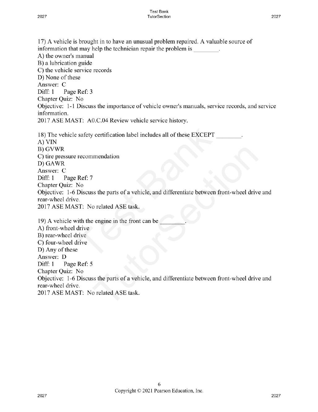 Preview page 7 of Automotive Chassis Systems 8th Edition By  James Halderman