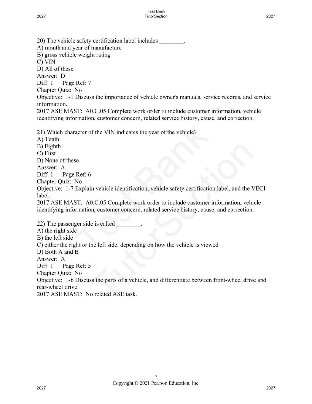 Preview page 8 of Automotive Chassis Systems 8th Edition By  James Halderman