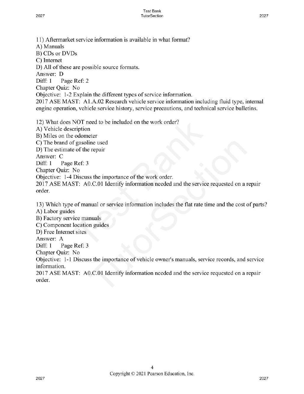 Preview page 5 of Automotive Steering, Suspension & Alignment 8th Edition By  James Halderman