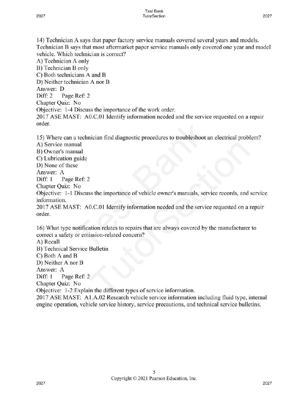 Preview page 6 of Automotive Steering, Suspension & Alignment 8th Edition By  James Halderman