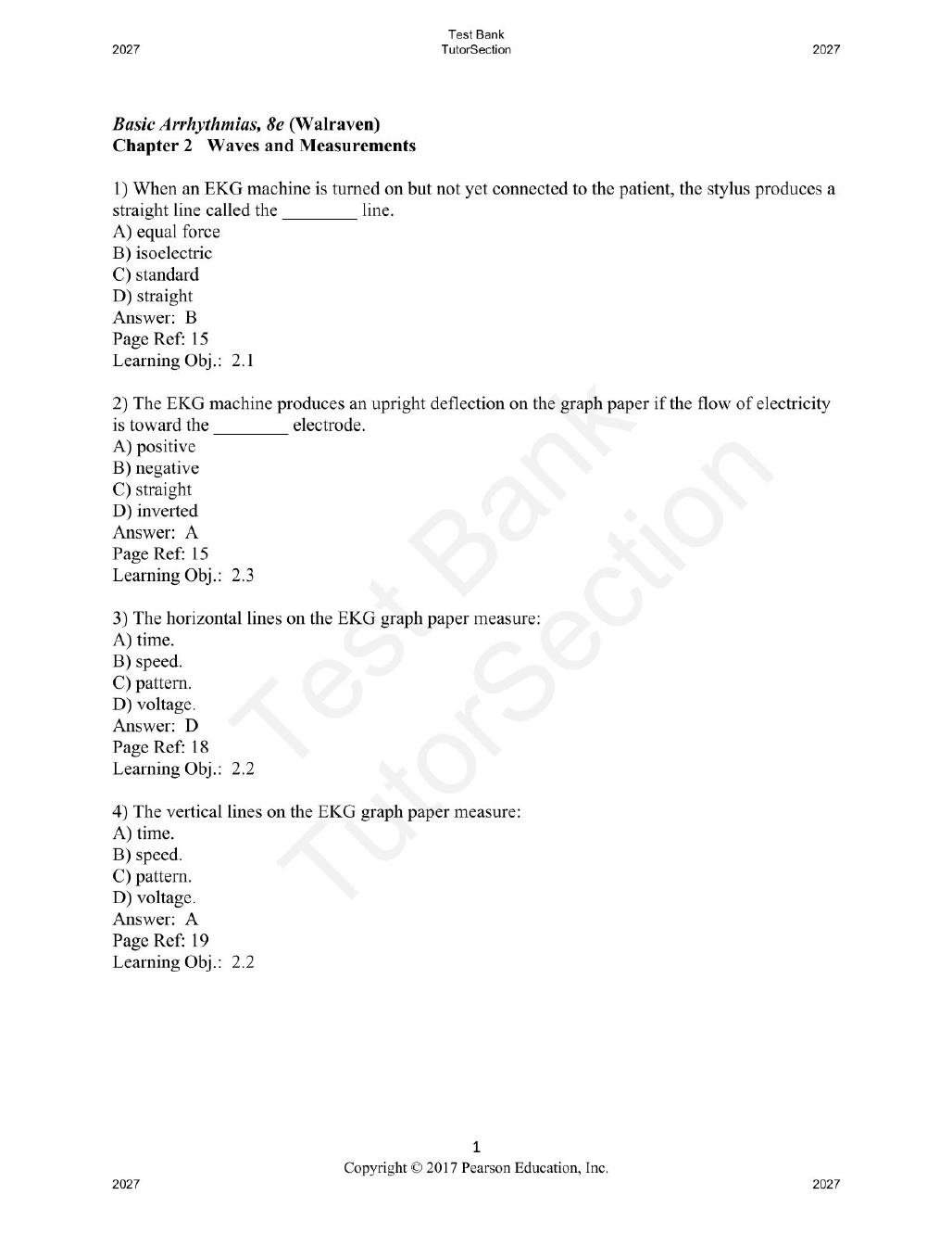 Preview page 6 of Basic Arrhythmias 8th Edition By Gail Walraven