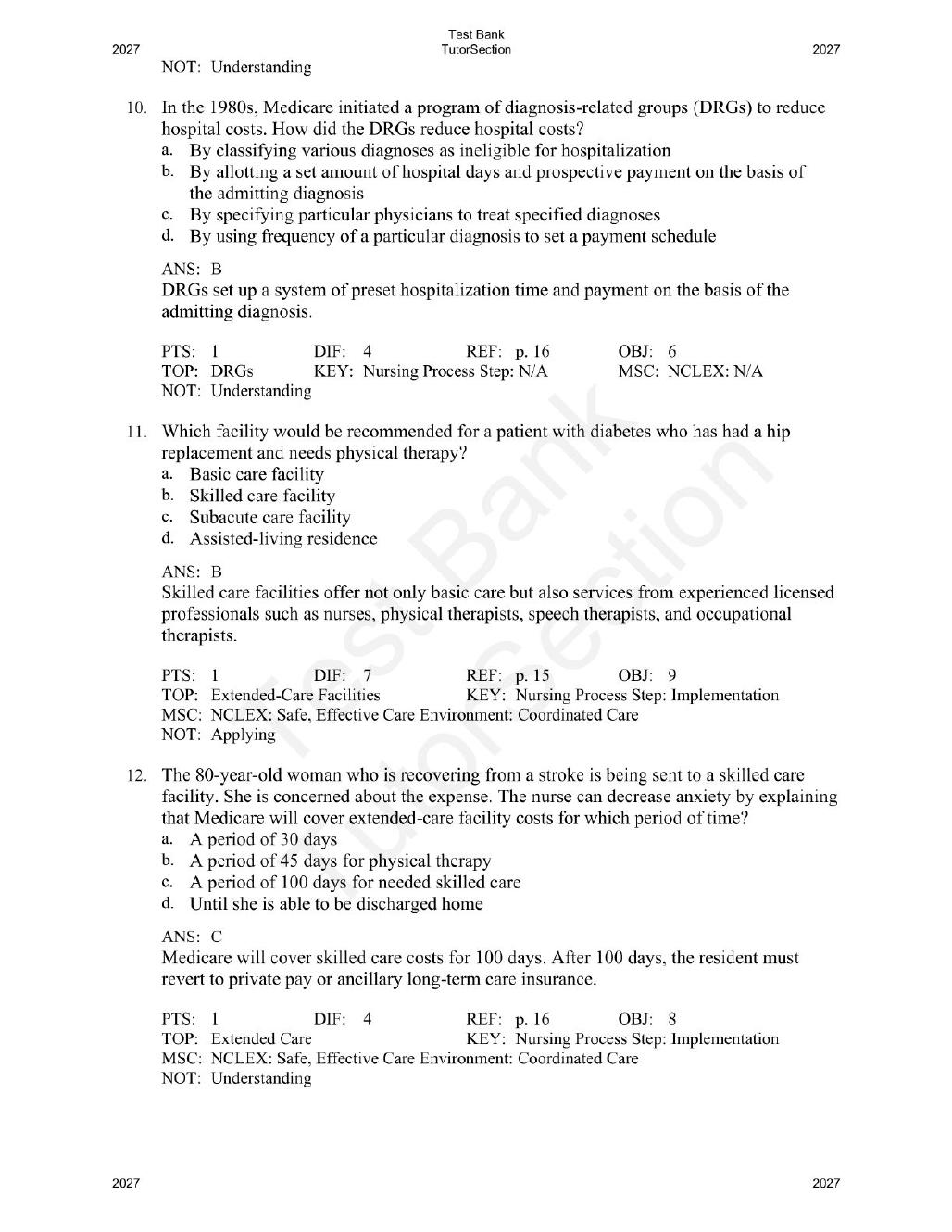 Preview page 5 of Basic Geriatric Nursing 8th Edition By Patricia Williams