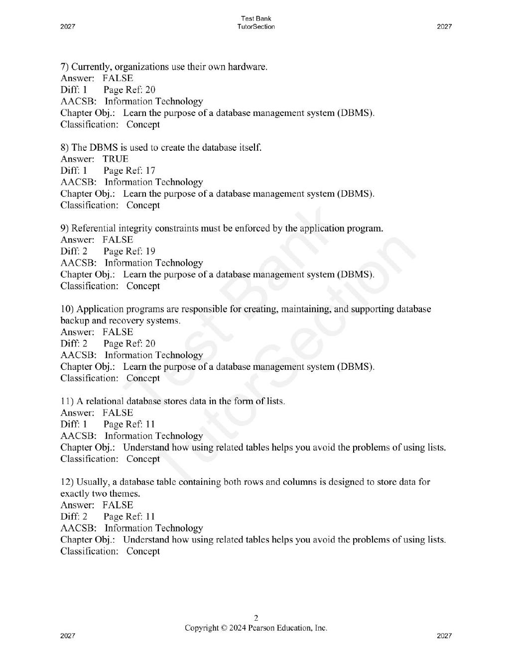 Preview page 3 of Database Concepts 10th Edition By  David Kroenke, David Auer, Scott Vandenberg, Robert Yoder