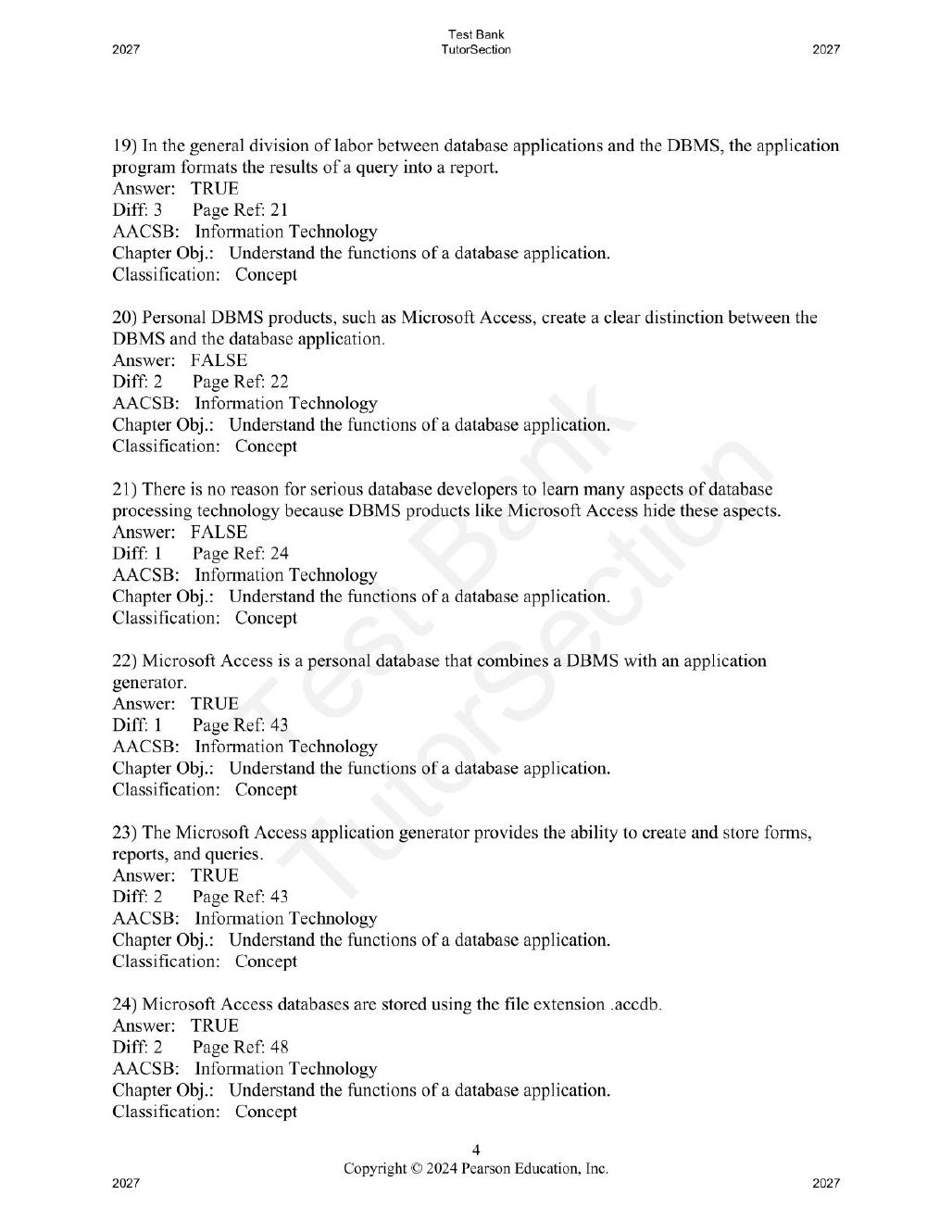 Preview page 5 of Database Concepts 10th Edition By  David Kroenke, David Auer, Scott Vandenberg, Robert Yoder