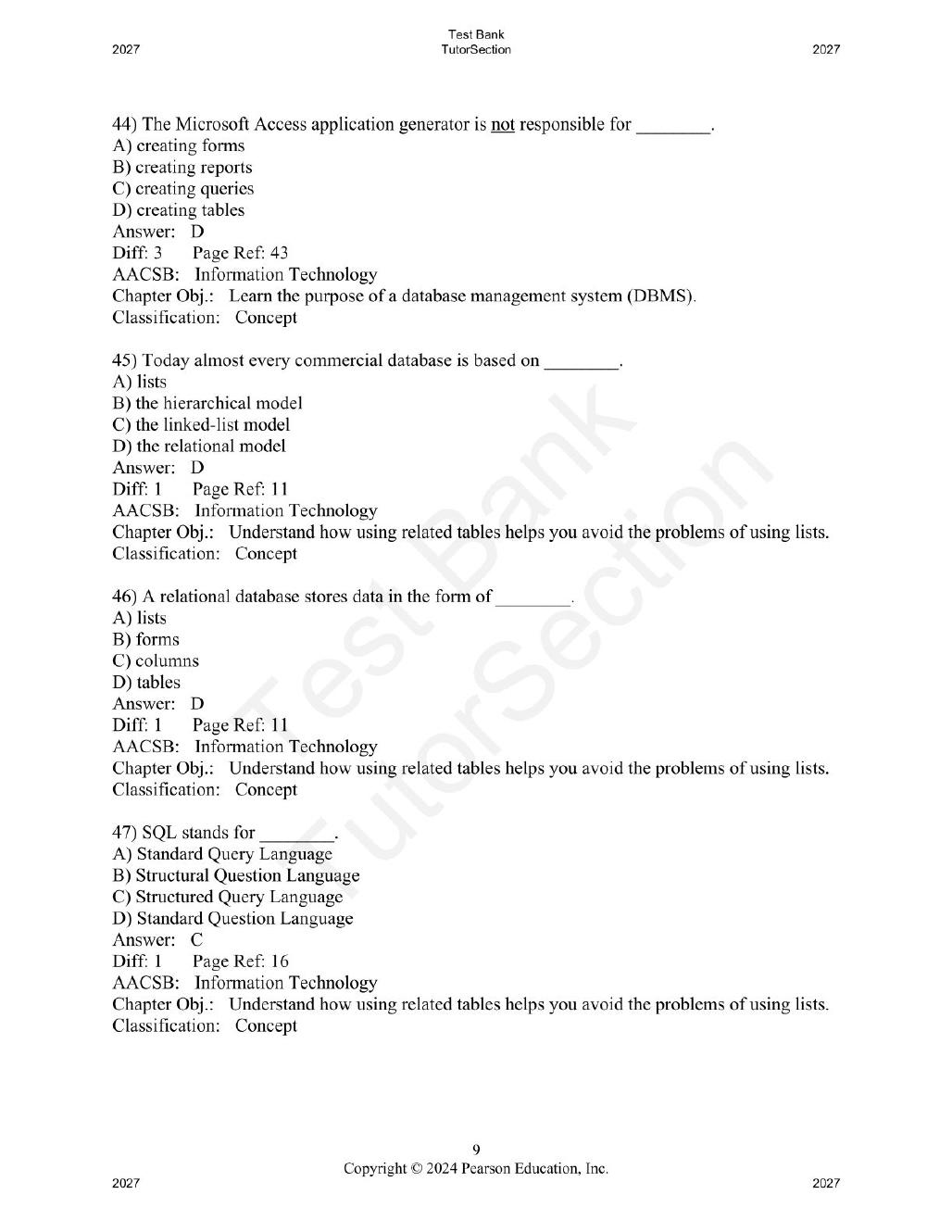 Preview page 10 of Database Concepts 10th Edition By  David Kroenke, David Auer, Scott Vandenberg, Robert Yoder