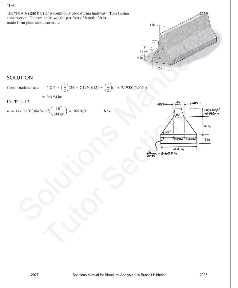 Preview page 6 of Structural Analysis 11th Edition By Russell Hibbeler