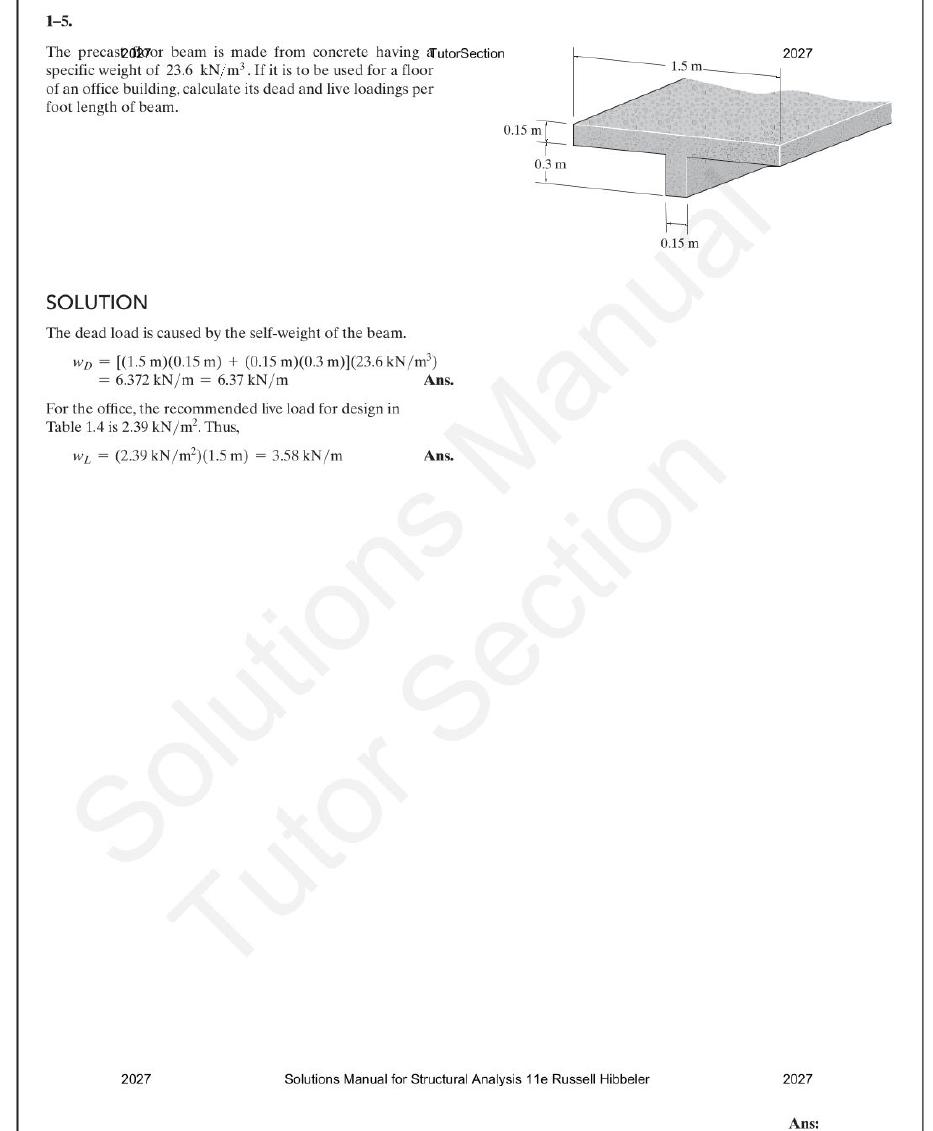 Preview page 7 of Structural Analysis 11th Edition By Russell Hibbeler