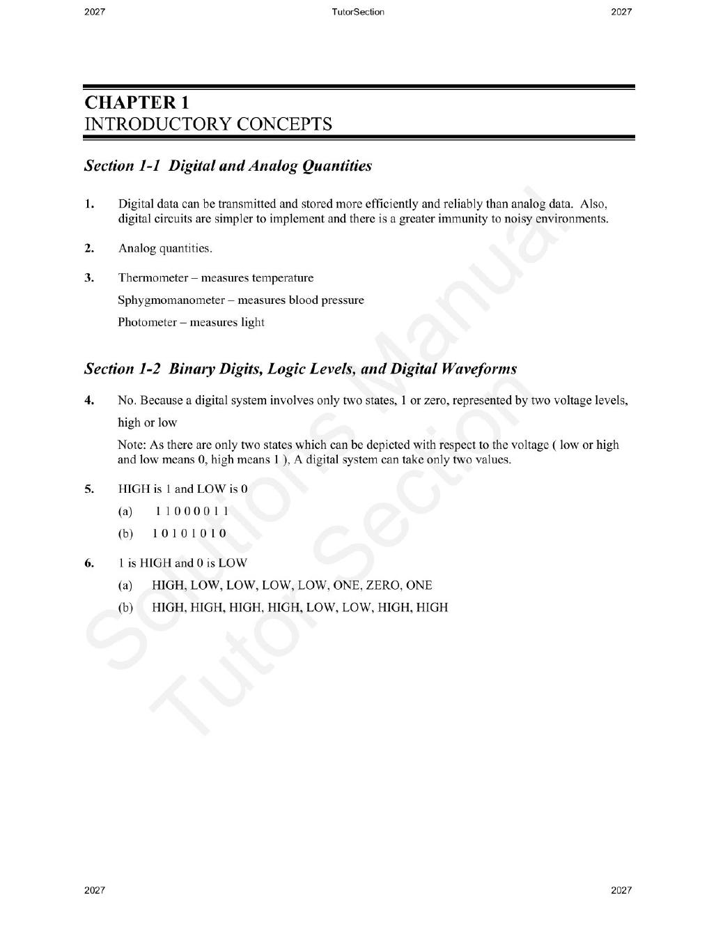 Preview page 3 of Digital Fundamentals (Global Edition) 11th Edition By Thomas L. Floyd | Solutions Manual