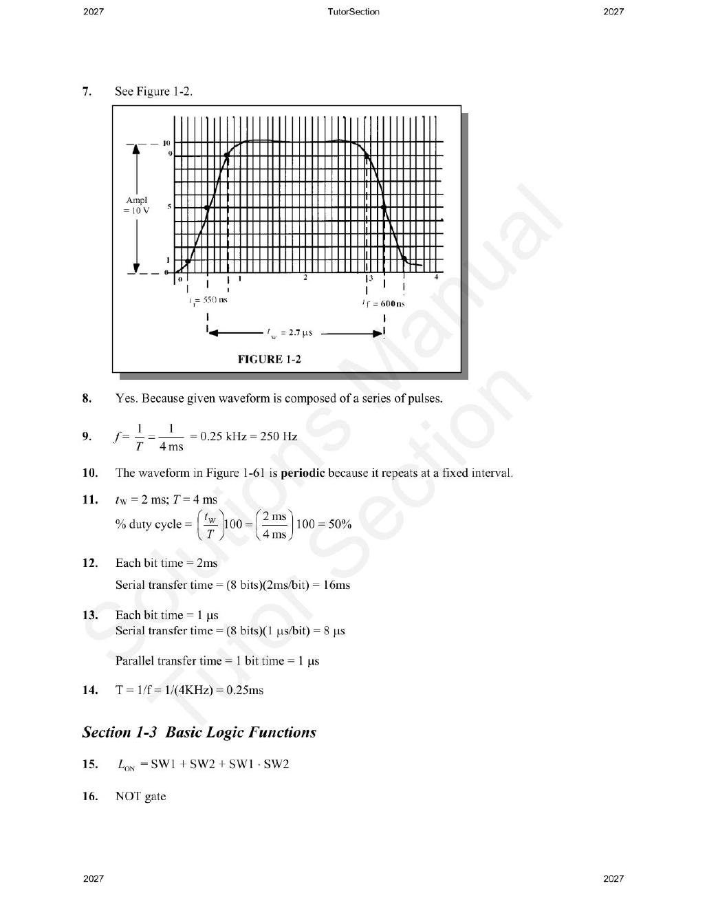 Preview page 4 of Digital Fundamentals (Global Edition) 11th Edition By Thomas L. Floyd | Solutions Manual