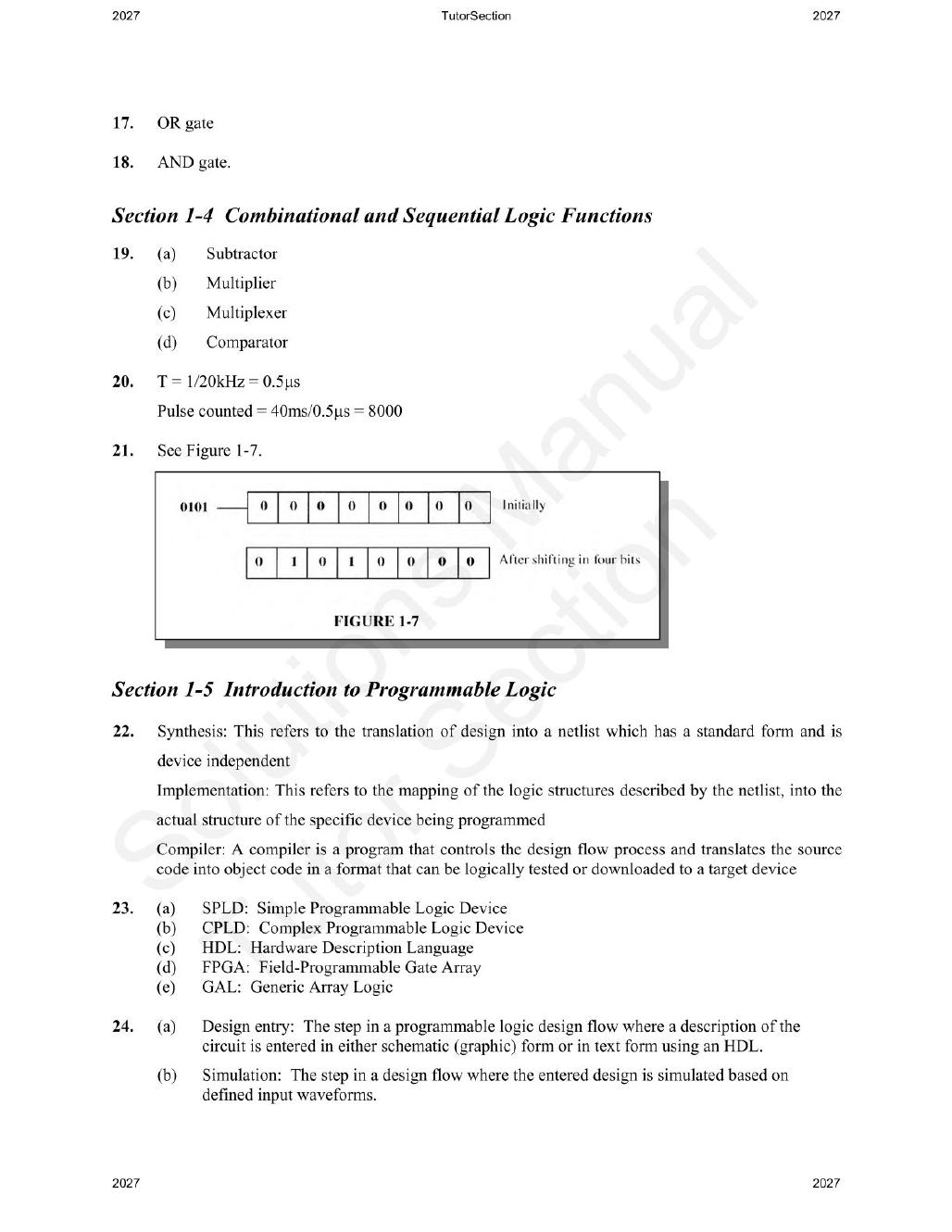 Preview page 5 of Digital Fundamentals (Global Edition) 11th Edition By Thomas L. Floyd | Solutions Manual